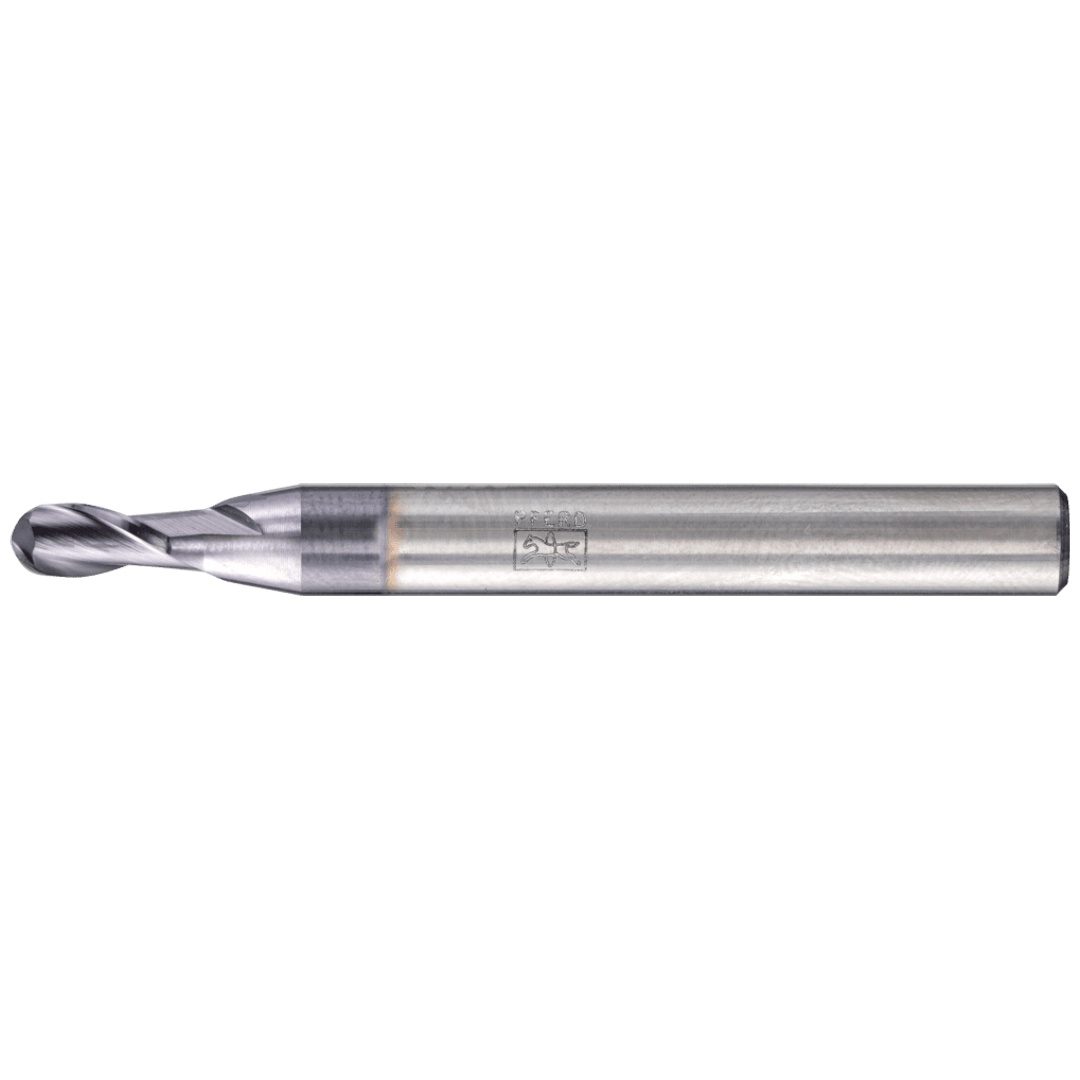 PFERD TOOLS VHM Vollradiusfräser lang 2 Schneiden Ø 4 mm TiAlN Schaft HA Universal Line Profilfräsen