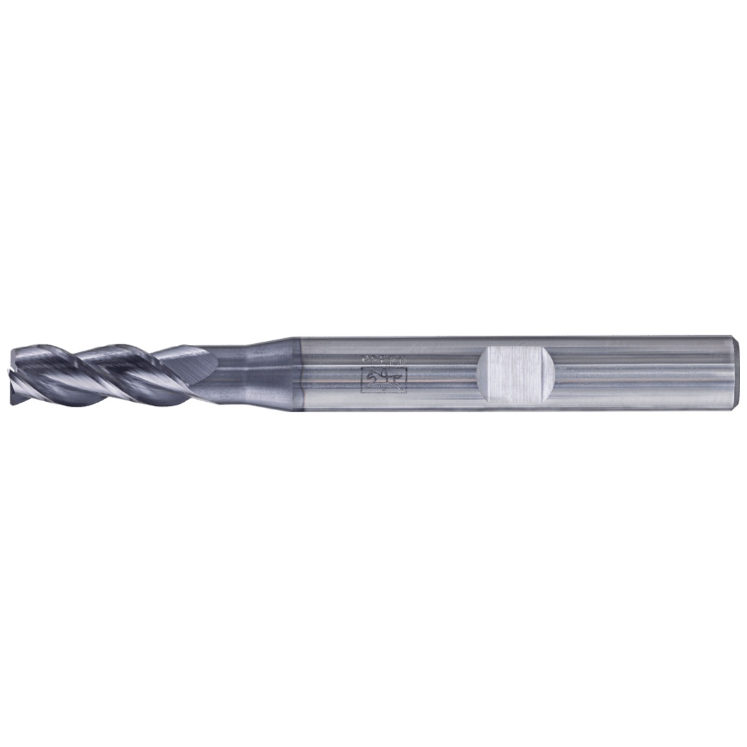 PFERD TOOLS VHM Eckfräser lang 3 Schneiden Ø 5 mm 45° Fase TiAlN Schaft HB Universal Line Schruppen Schlichten Nuten