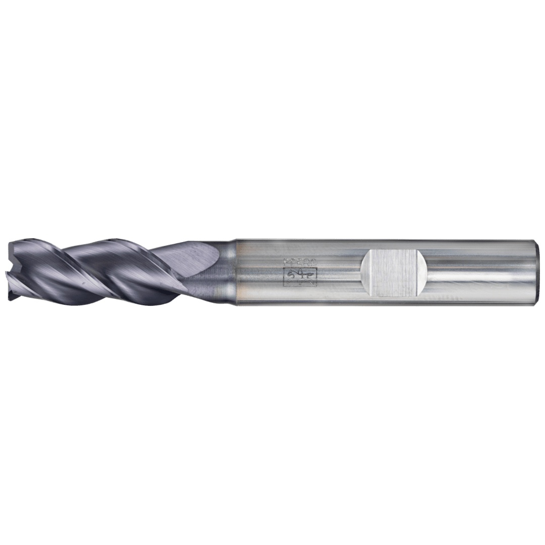 PFERD TOOLS VHM Eckfräser lang 3 Schneiden Ø 8 mm 45° Fase TiAlN Schaft HB Universal Line Schruppen Schlichten Nuten