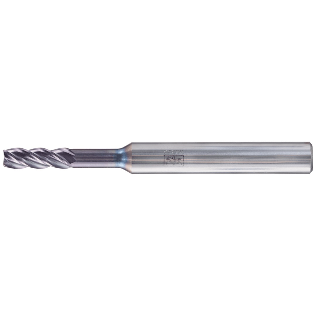 PFERD TOOLS VHM Eckfräser lang 4 Schneiden Ø 4 mm 45° Fase TiAlN Schaft HA Universal Line Schruppen Schlichten Nuten