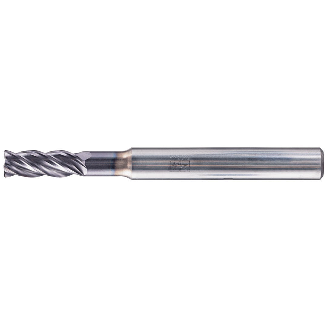 PFERD TOOLS VHM Eckfräser lang 4 Schneiden Ø 5 mm 45° Fase TiAlN Schaft HA Universal Line Schruppen Schlichten Nuten