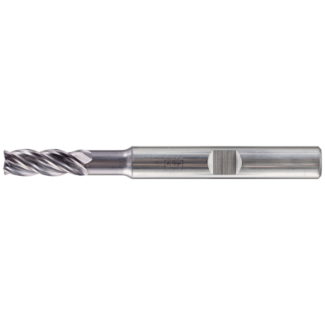 PFERD TOOLS VHM Eckfräser lang 4 Schneiden Ø 5 mm 45° Fase TiAlN Schaft HB Universal Line Schruppen Schlichten Nuten