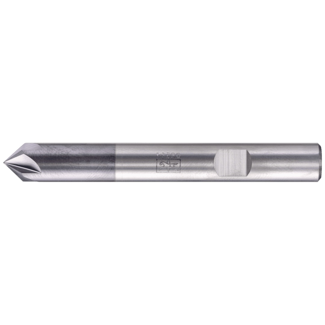 PFERD TOOLS VHM Entgratfräser 5 Schneiden 90° Ø 8 mm TiAlN Schaft HB Universal Line Anfasen Entgraten