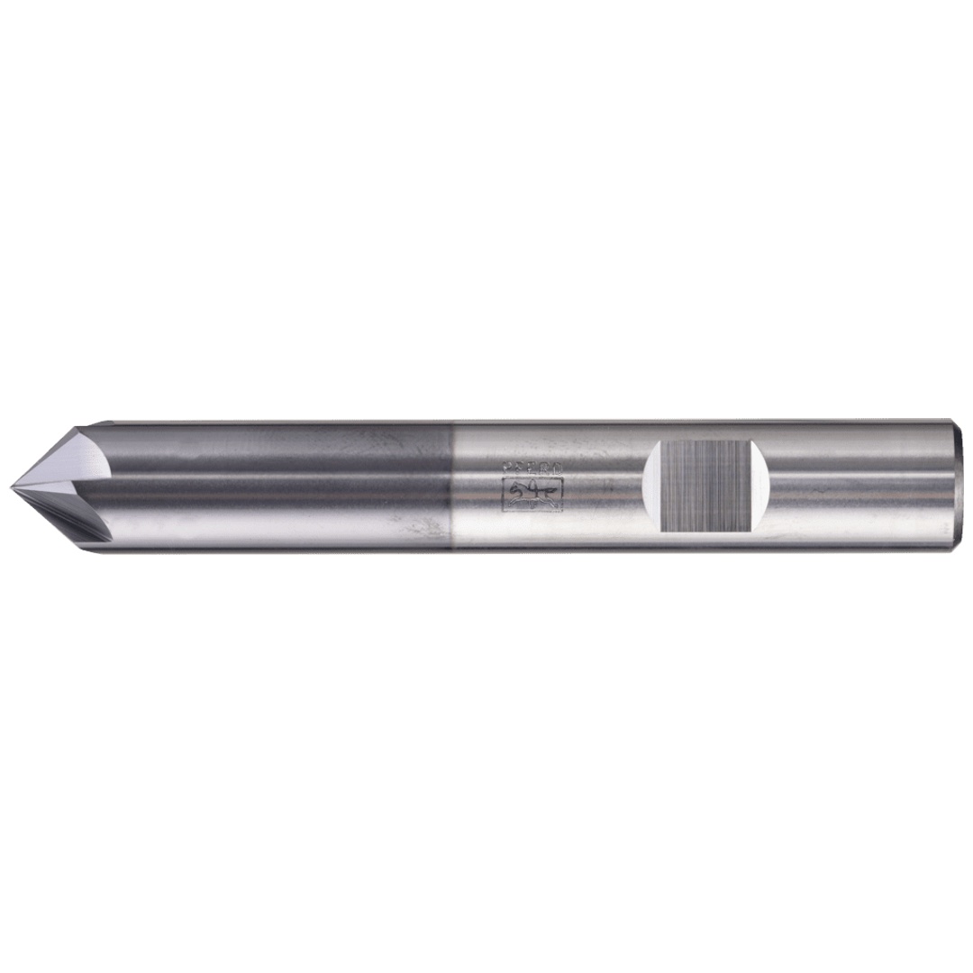 PFERD TOOLS VHM Entgratfräser 6 Schneiden 90° Ø 12 mm TiAlN Schaft HB Universal Line Anfasen Entgraten