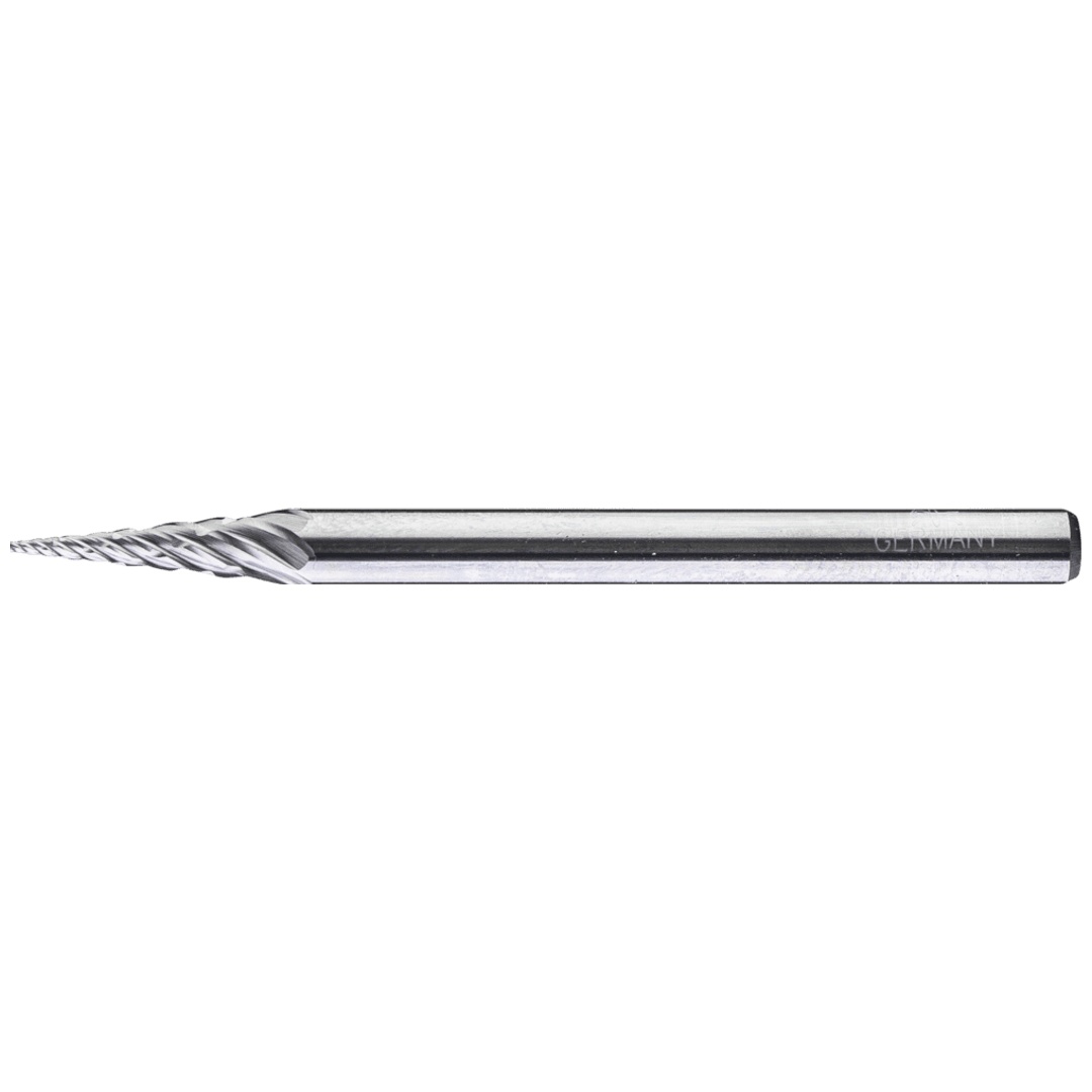 PFERD TOOLS Hartmetall Hochleistungsfrässtift ALLROUND Spitzkegel SKM Ø03x11mm Schaft-Ø 3mm universal grob