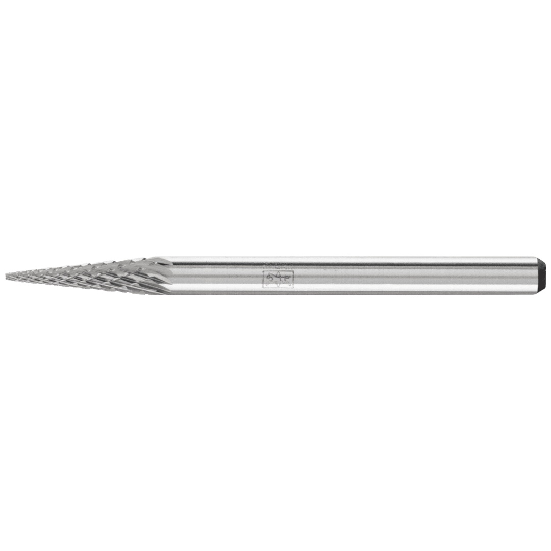 PFERD TOOLS Hartmetall Frässtift Spitzkegel SKM Ø 03x11 mm Schaft-Ø 3 mm Z4 universal mittel fein