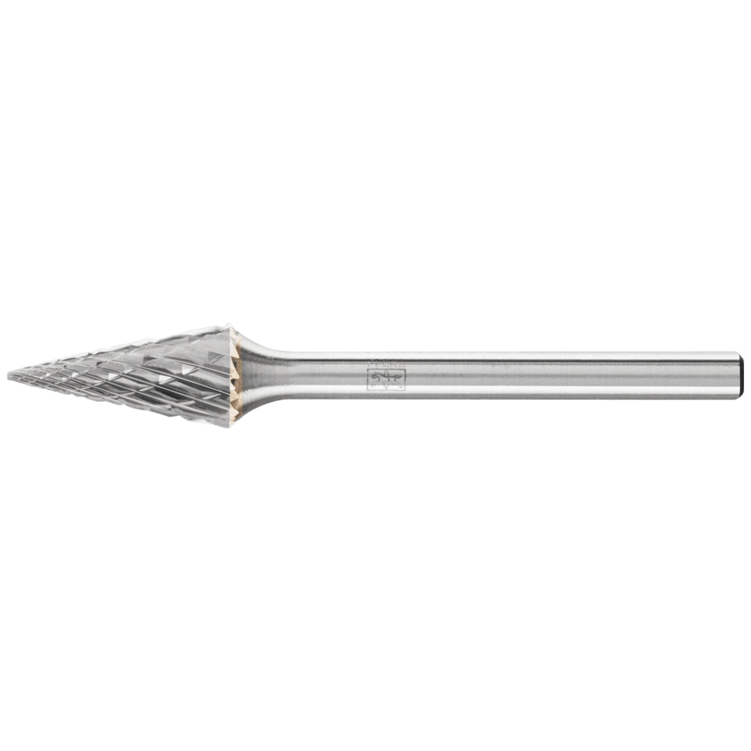 PFERD TOOLS Hartmetall Frässtift Spitzkegel SKM Ø 06x13 mm Schaft-Ø 3 mm Z3P universal mittel kreuzverzahnt