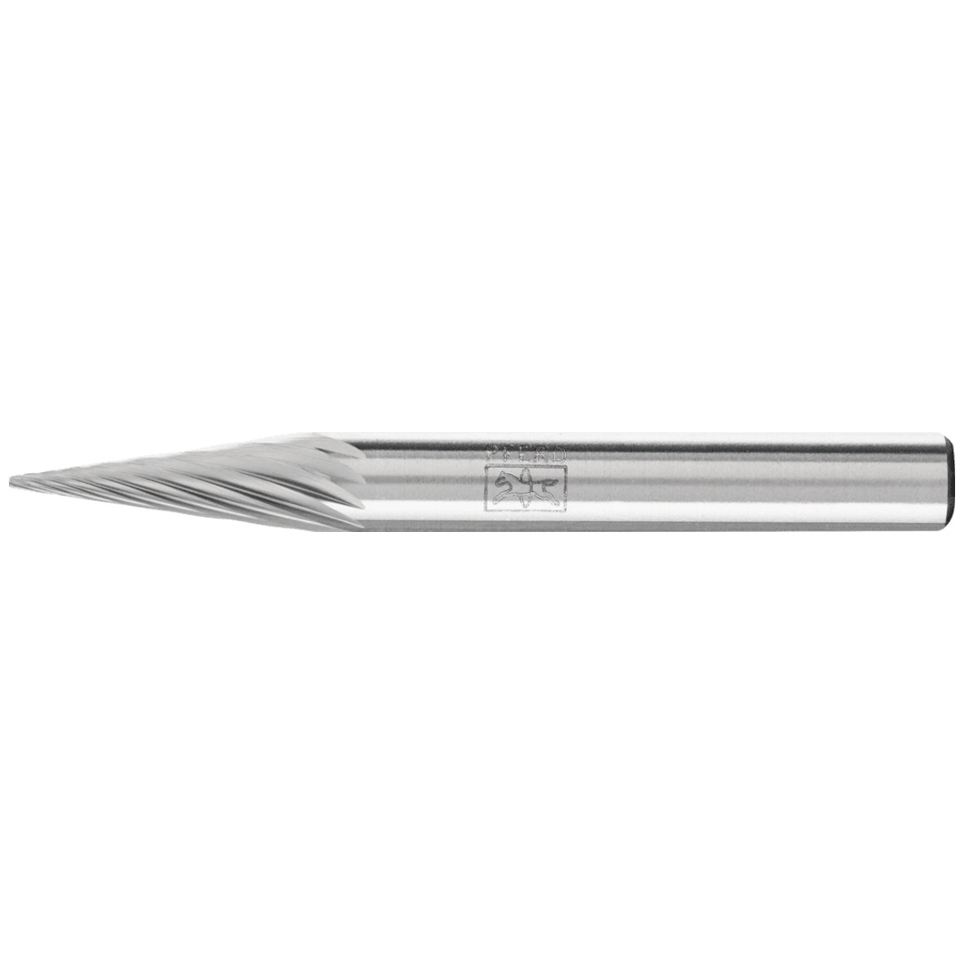 PFERD TOOLS Hartmetall Frässtift Spitzkegel SKM Ø 06x18 mm Schaft-Ø 6 mm Z3 universal mittel