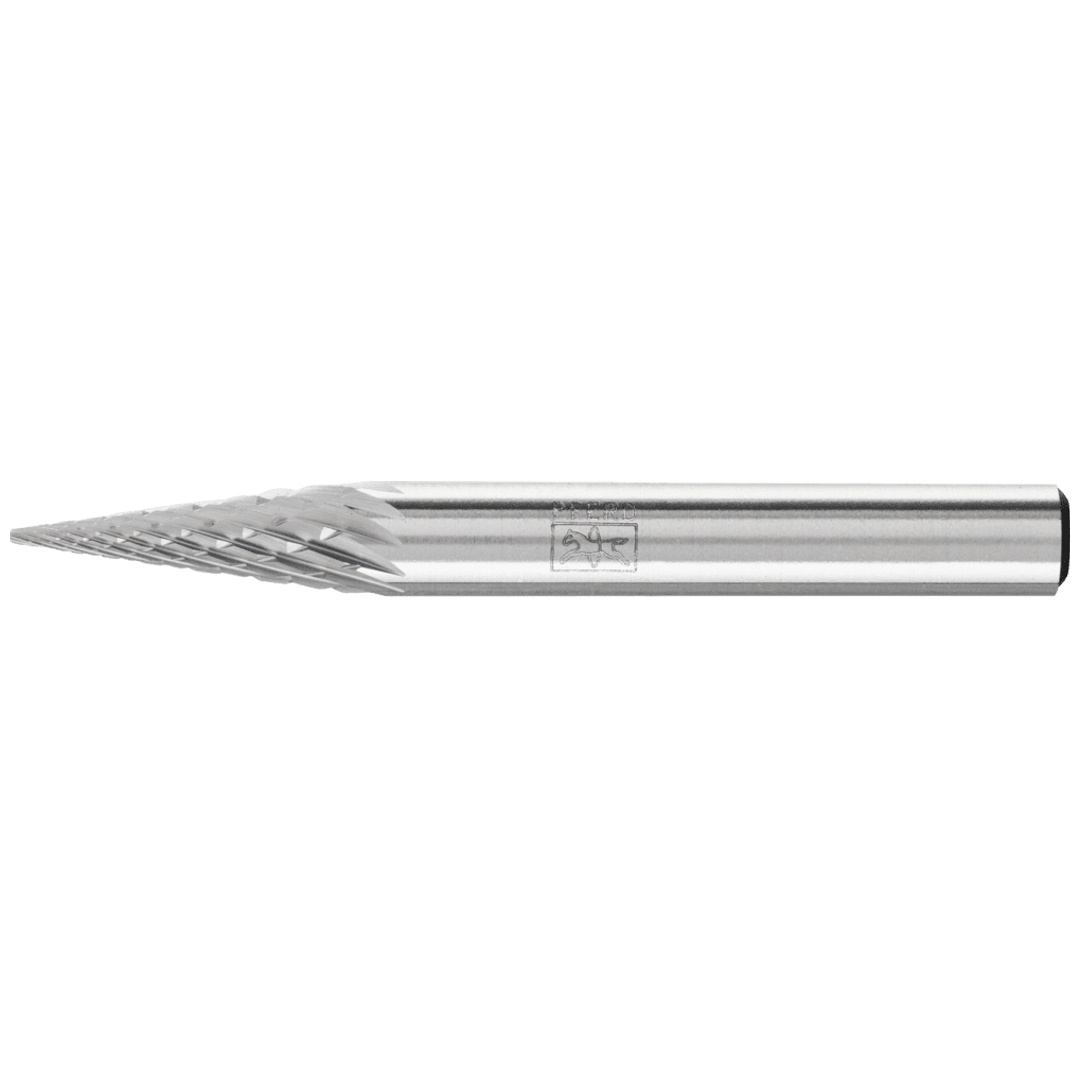 PFERD TOOLS Hartmetall Frässtift Spitzkegel SKM Ø 06x18 mm Schaft-Ø 6 mm Z4 universal mittel fein