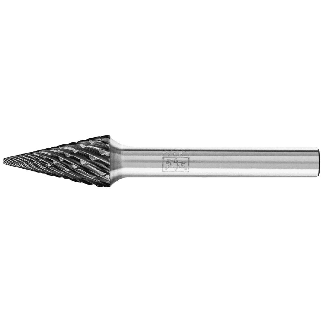PFERD TOOLS Hartmetall Hochleistungsfrässtift ALLROUND Spitzkegel SKM Ø 10x20mm Schaft-Ø 6mm HICOAT universal