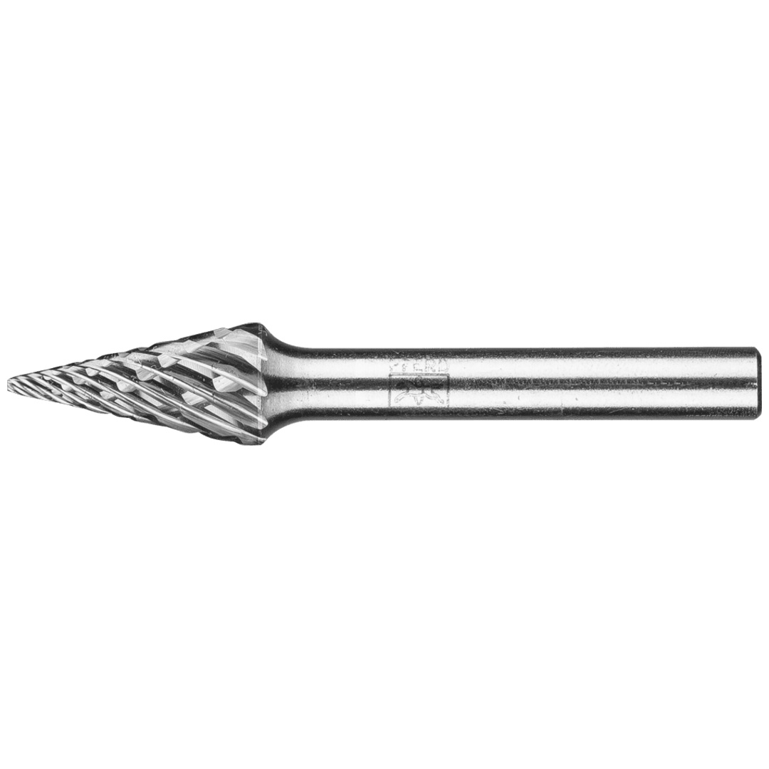 PFERD TOOLS Hartmetall Hochleistungsfrässtift STEEL Spitzkegel SKM Ø 10x20mm Schaft-Ø 6 mm für Stahl