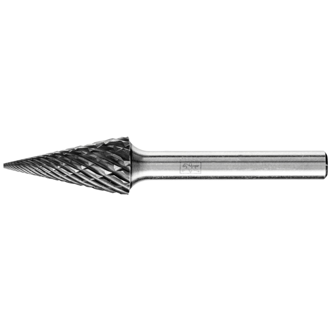 PFERD TOOLS Hartmetall Hochleistungsfrässtift ALLROUND Spitzkegel SKM Ø 12x25mm Schaft-Ø 6mm HICOAT universal