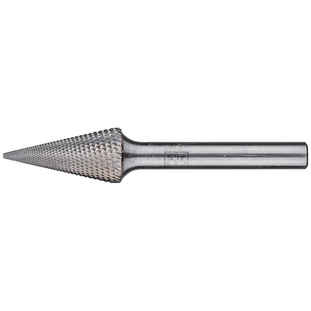 PFERD TOOLS Hartmetall Hochleistungsfrässtift MICRO Spitzkegel SKM Ø 12x25 mm Schaft-Ø 6 mm Feinbearbeitung