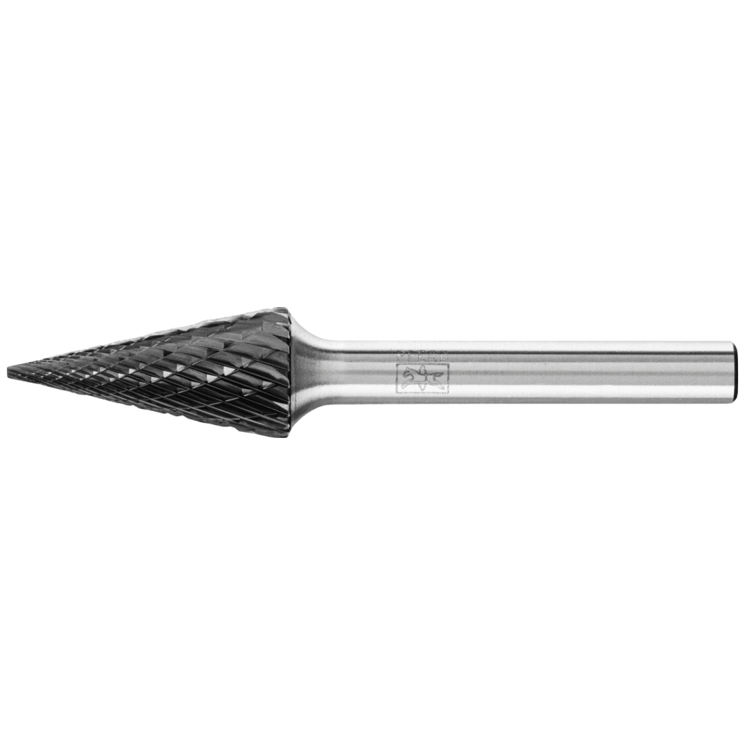 PFERD TOOLS Hartmetall Hochleistungsfrässtift Spitzkegel SKM Ø 12x25 mm Schaft-Ø 6 mm Z3P HICOAT universal