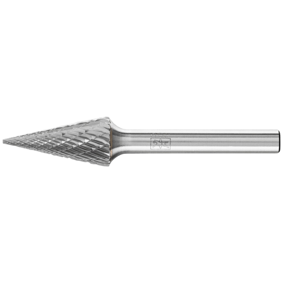 PFERD TOOLS Hartmetall Frässtift Spitzkegel SKM Ø 12x25 mm Schaft-Ø 6 mm Z3P universal mittel kreuzverzahnt