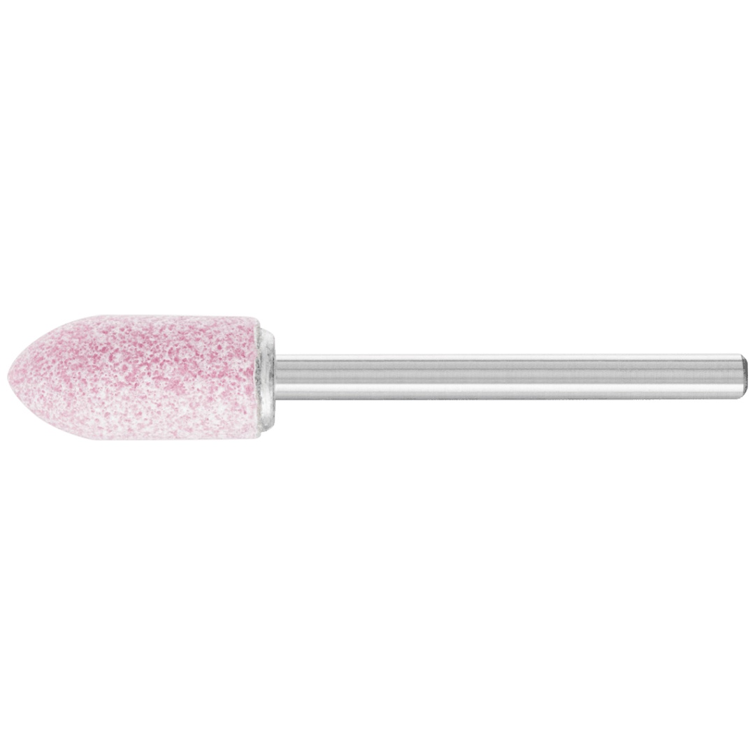PFERD TOOLS STEEL EDGE Schleifstift Spitzbogen Ø 8x16 mm Schaft-Ø 3 mm A80 für Stahl- und Stahlguss