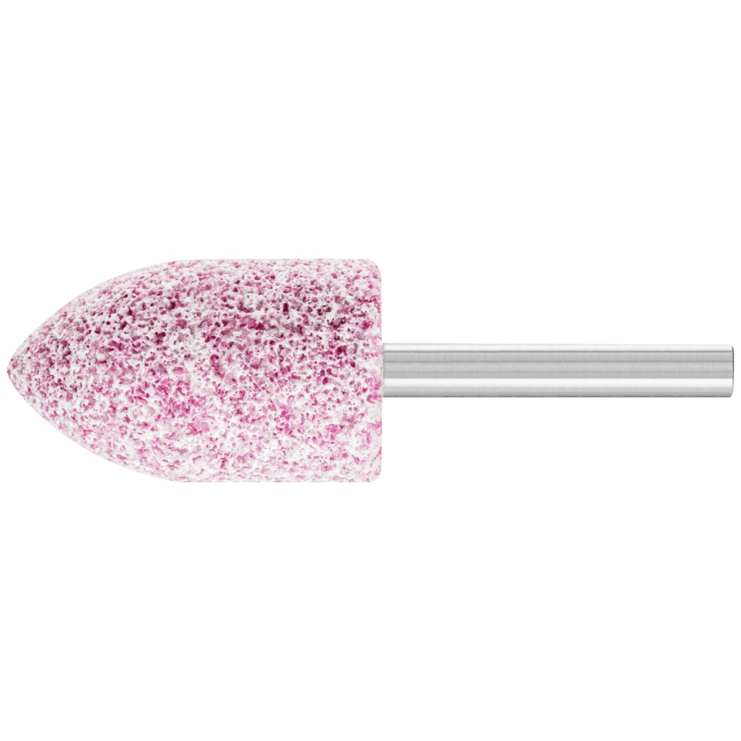PFERD TOOLS STEEL Schleifstift Spitzbogen Ø 25x40mm Schaft-Ø 6 mm A30 für Stahl- und Stahlguss