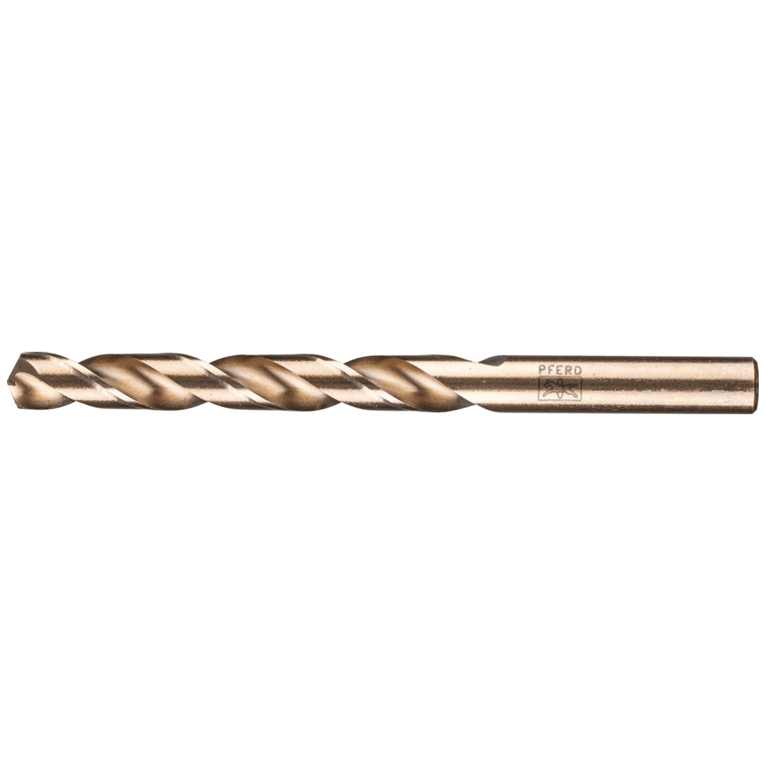 PFERD TOOLS Spiralbohrer INOX Ø 10,5 mm HSS-E Co5 N DIN 1897 135° extrakurze Ausführung für Roboter- u. Maschineneinsatz für zähe und harte Werkstoffe