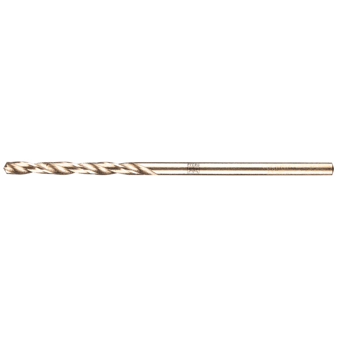 PFERD TOOLS Spiralbohrer INOX Ø 2,0 mm HSS-E Co5 N DIN 1897 135° extrakurze Ausführung für Roboter- und Maschineneinsatz für zähe und harte Werkstoffe