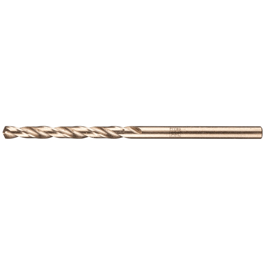 PFERD TOOLS Spiralbohrer INOX Ø 3,0 mm HSS-E Co5 N DIN 1897 135° extrakurze Ausführung für Roboter- und Maschineneinsatz für zähe und harte Werkstoffe