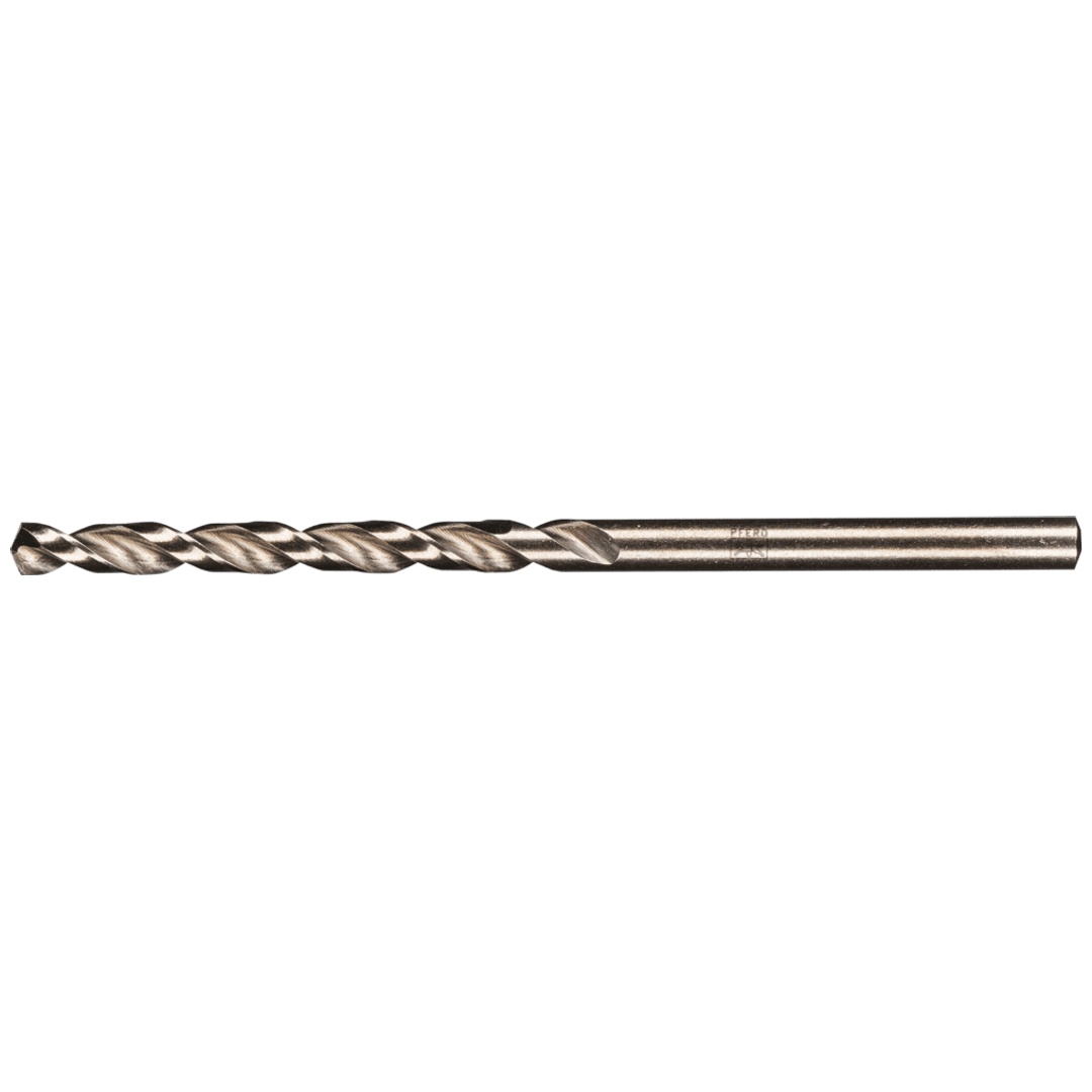 PFERD TOOLS Spiralbohrer INOX Ø 3,3 mm HSS-E Co5 N DIN 1897 135° extrakurze Ausführung für Roboter- und Maschineneinsatz für zähe und harte Werkstoffe