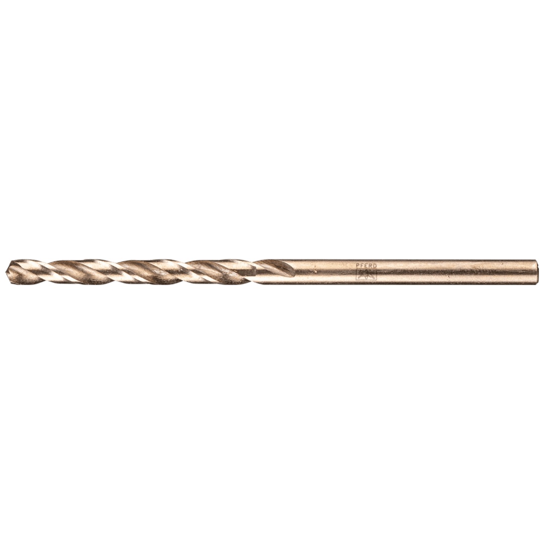 PFERD TOOLS Spiralbohrer INOX Ø 3,5 mm HSS-E Co5 N DIN 1897 135° extrakurze Ausführung für Roboter- und Maschineneinsatz für zähe und harte Werkstoffe