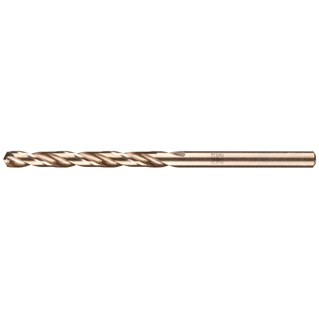 PFERD TOOLS Spiralbohrer INOX Ø 4,0 mm HSS-E Co5 N DIN 1897 135° extrakurze Ausführung für Roboter- und Maschineneinsatz für zähe und harte Werkstoffe