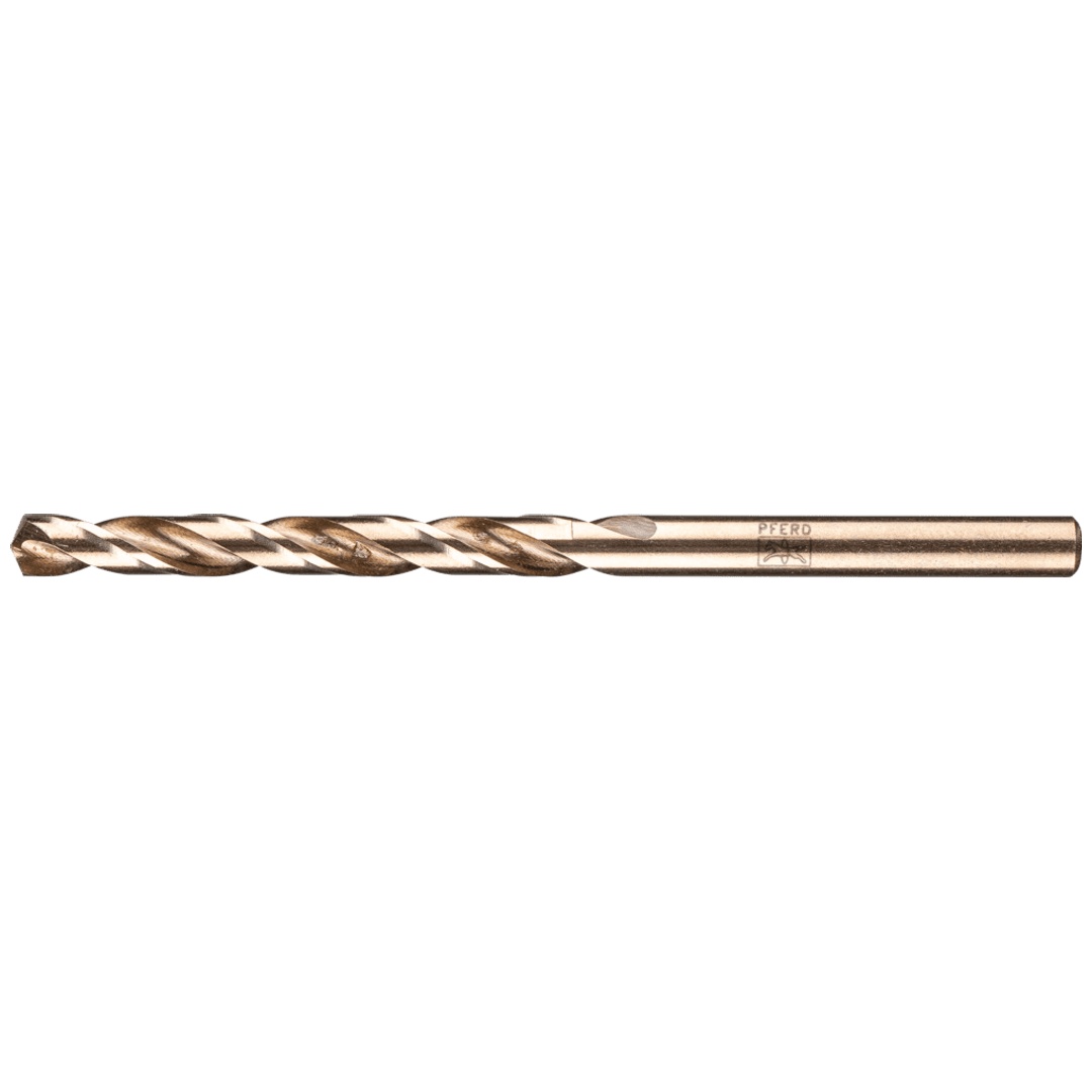PFERD TOOLS Spiralbohrer INOX Ø 4,5 mm HSS-E Co5 N DIN 1897 135° extrakurze Ausführung für Roboter- und Maschineneinsatz für zähe und harte Werkstoffe