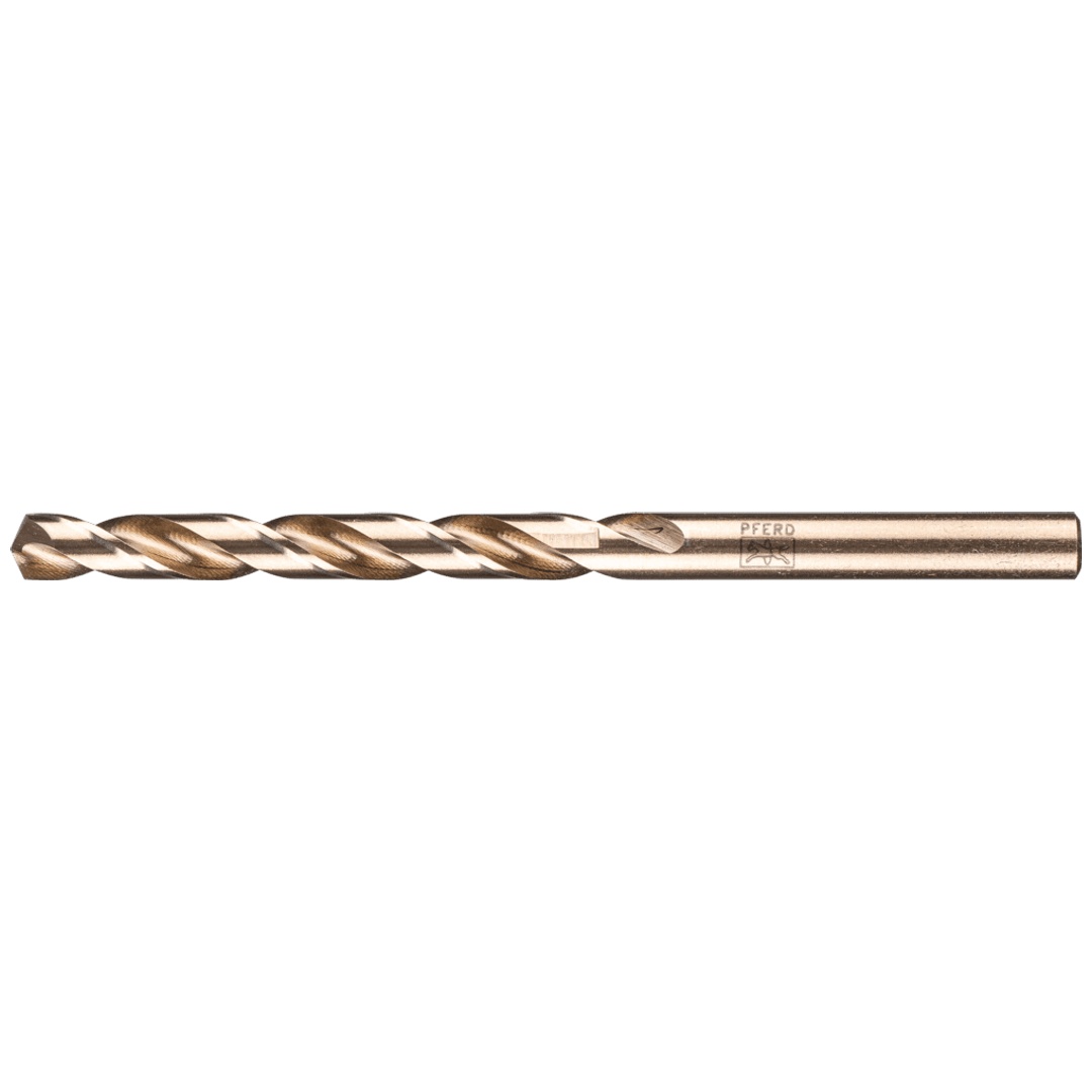 PFERD TOOLS Spiralbohrer INOX Ø 6,5 mm HSS-E Co5 N DIN 1897 135° extrakurze Ausführung für Roboter- und Maschineneinsatz für zähe und harte Werkstoffe