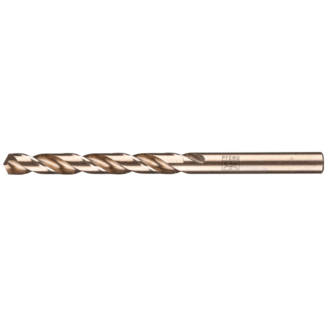 PFERD TOOLS Spiralbohrer INOX Ø 7,5 mm HSS-E Co5 N DIN 1897 135° extrakurze Ausführung für Roboter- und Maschineneinsatz für zähe und harte Werkstoffe