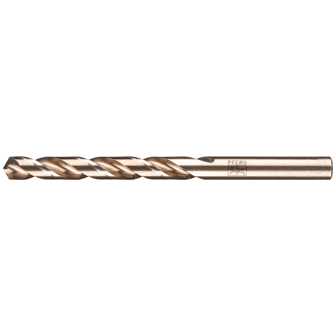 PFERD TOOLS Spiralbohrer INOX Ø 8,0 mm HSS-E Co5 N DIN 1897 135° extrakurze Ausführung für Roboter- und Maschineneinsatz für zähe und harte Werkstoffe