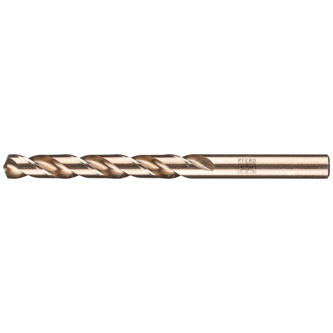 PFERD TOOLS Spiralbohrer INOX Ø 9,0 mm HSS-E Co5 N DIN 1897 135° extrakurze Ausführung für Roboter- und Maschineneinsatz für zähe und harte Werkstoffe