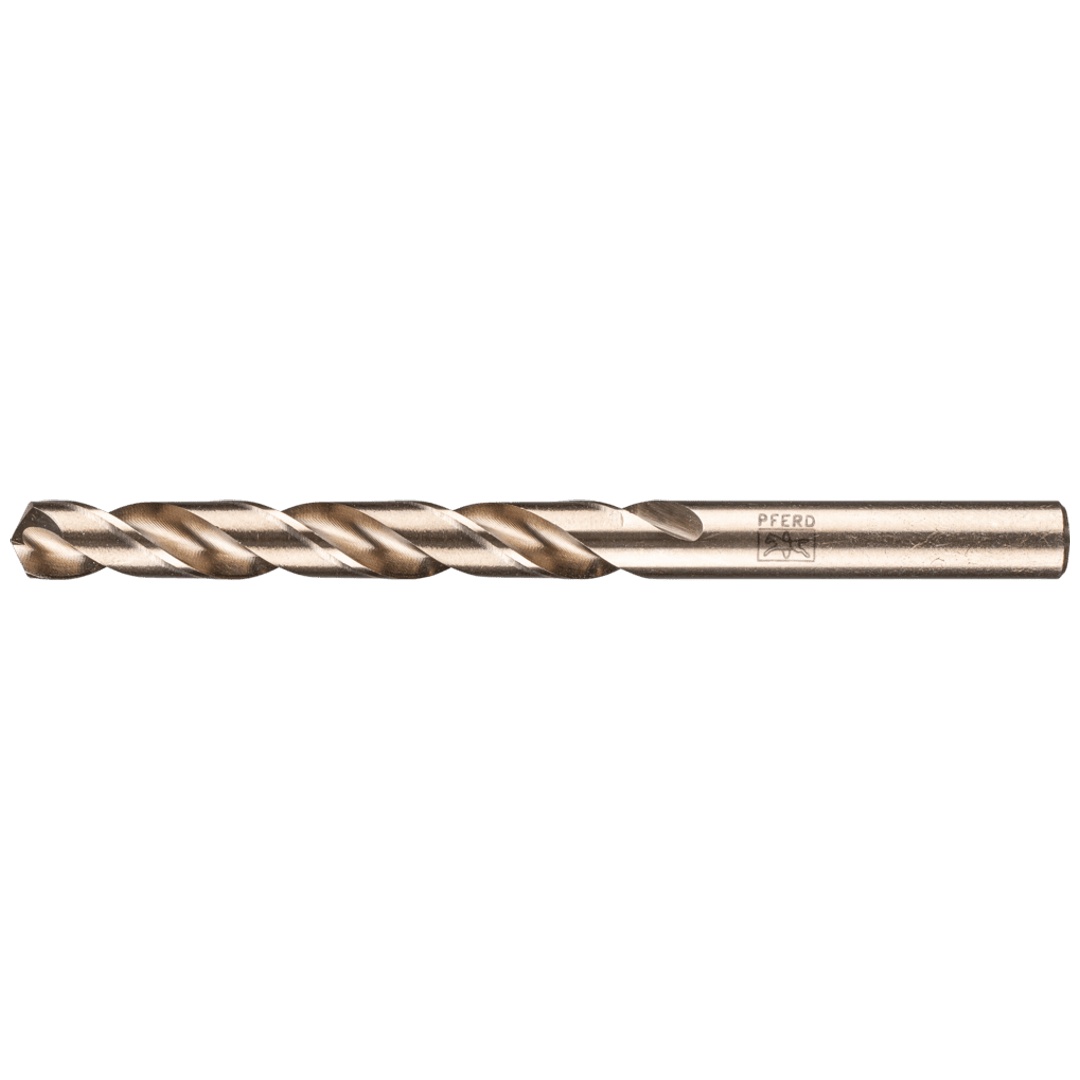 PFERD TOOLS Spiralbohrer INOX Ø 9,5 mm HSS-E Co5 N DIN 1897 135° extrakurze Ausführung für Roboter- und Maschineneinsatz für zähe und harte Werkstoffe
