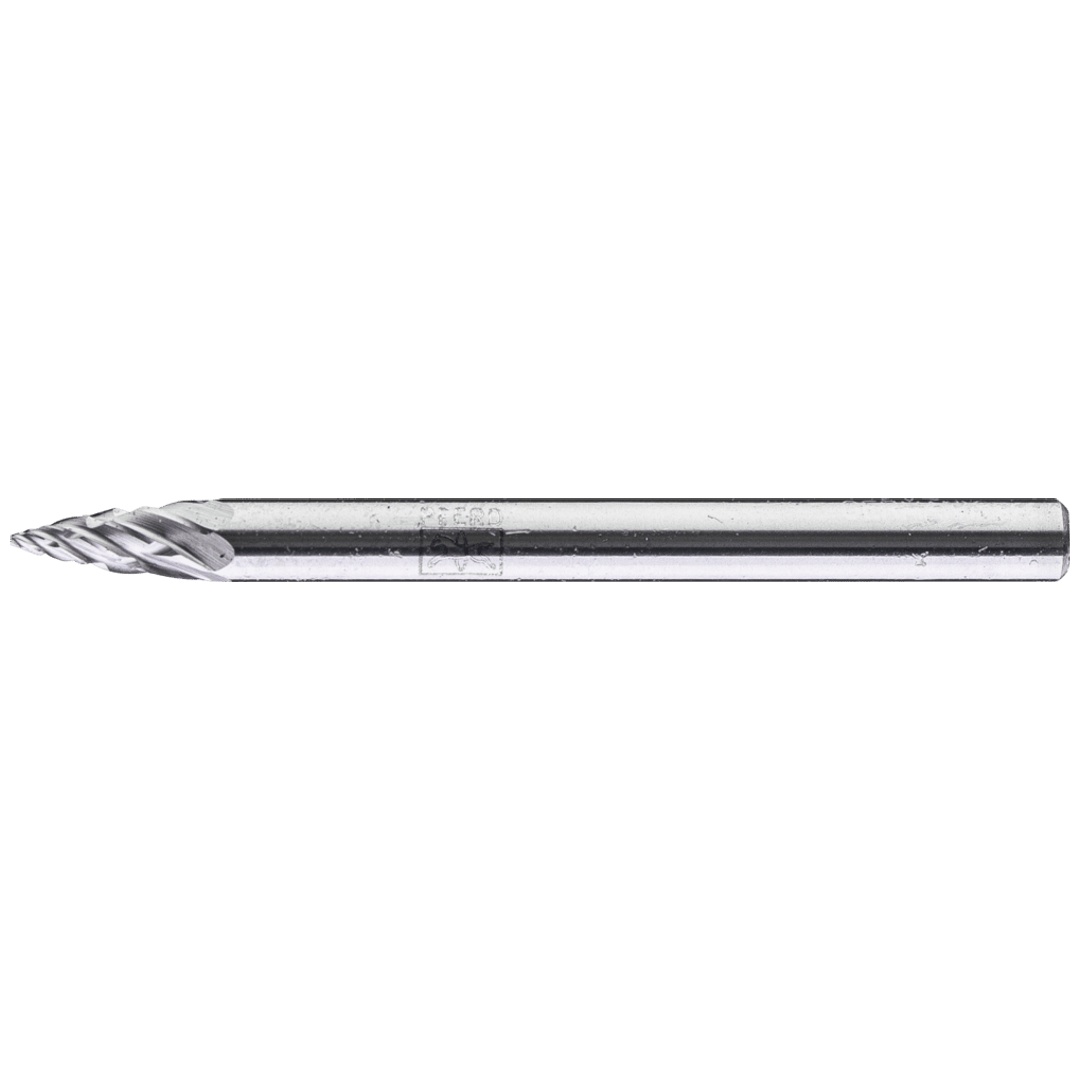 PFERD TOOLS Hartmetall Hochleistungsfrässtift ALLROUND Spitzbogen SPG Ø03x07mm Schaft-Ø 3mm universal grob