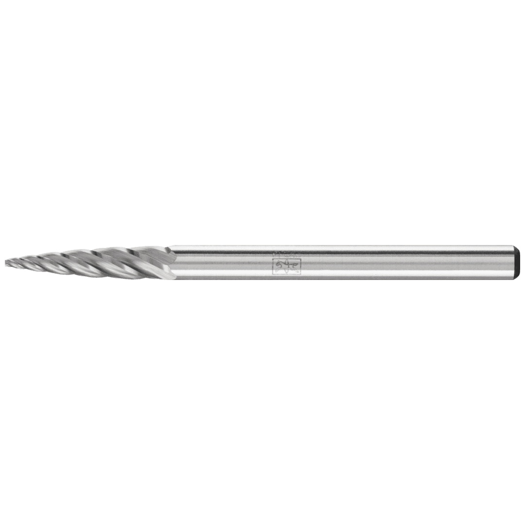 PFERD TOOLS Hartmetall Hochleistungsfrässtift ALU Spitzbogen SPG Ø 03x13mm Schaft-Ø 3mm für Alu/NE Metalle