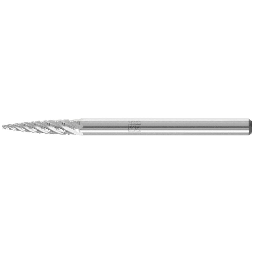 PFERD TOOLS Hartmetall Hochleistungsfrässtift Spitzbogen SPG Ø 03x13 mm Schaft-Ø 3 mm TITANIUM für Titan