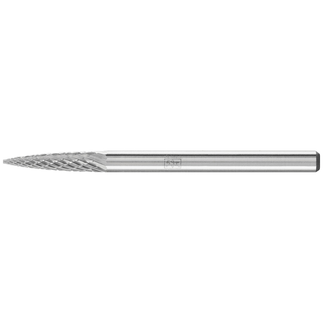 PFERD TOOLS Hartmetall Frässtift Spitzbogen SPG Ø 03x13 mm Schaft-Ø 3 mm Z4 universal mittel fein