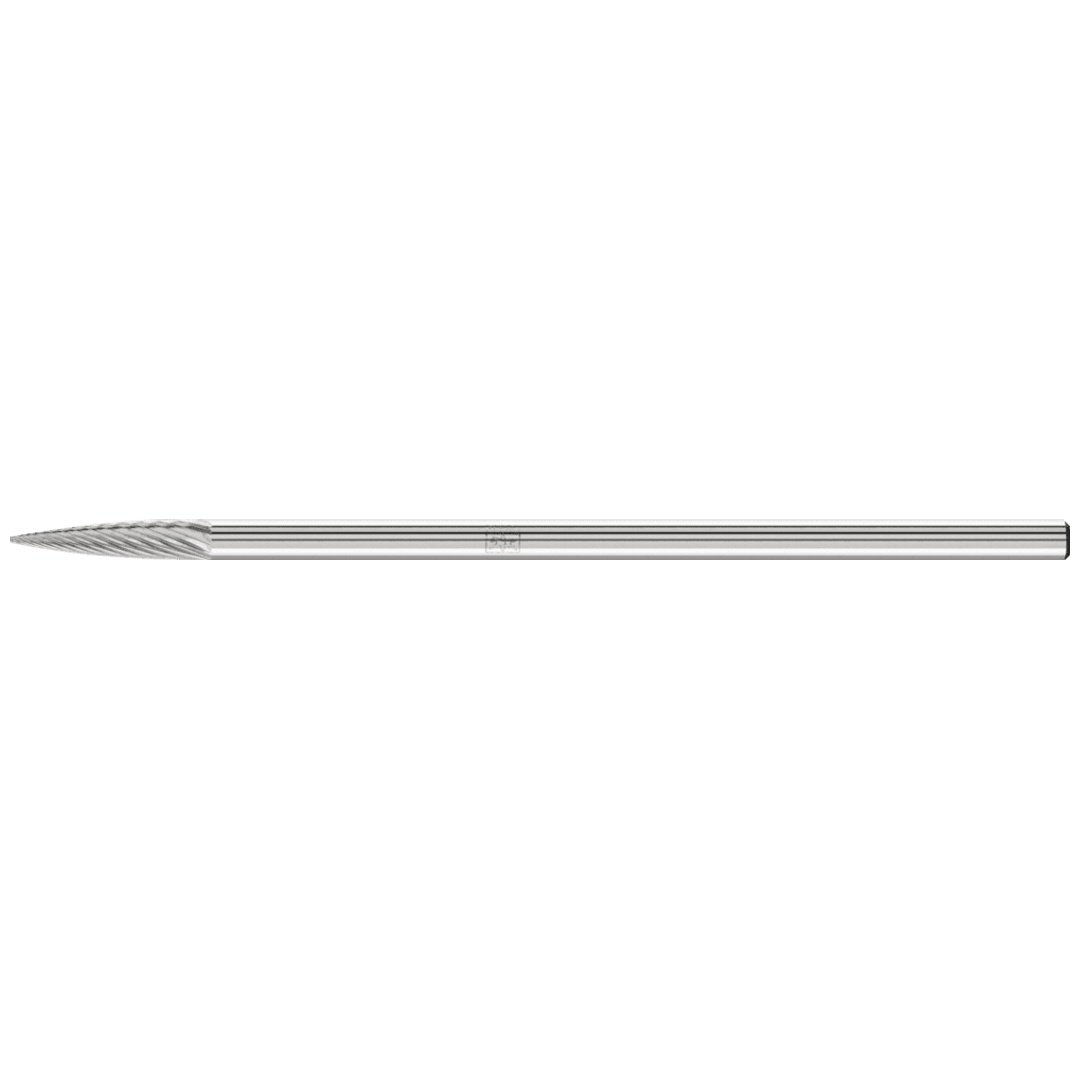 PFERD TOOLS Hartmetall Frässtift Spitzbogen SPG Ø 03x13 mm Schaft-Ø 3x75 mm Z5 universal fein