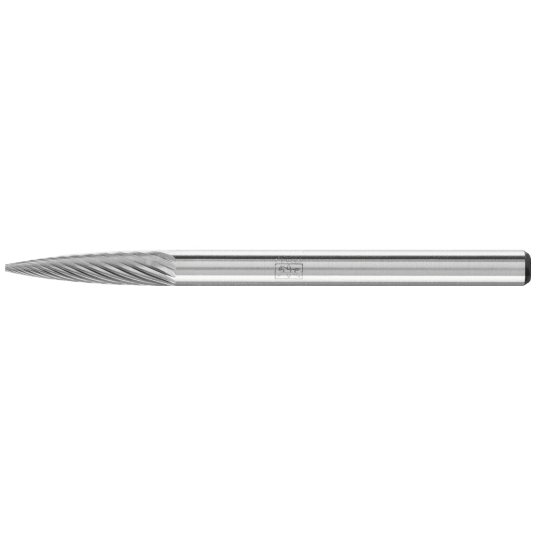 PFERD TOOLS Hartmetall Frässtift Spitzbogen SPG Ø 03x13 mm Schaft-Ø 3 mm Z5 universal fein