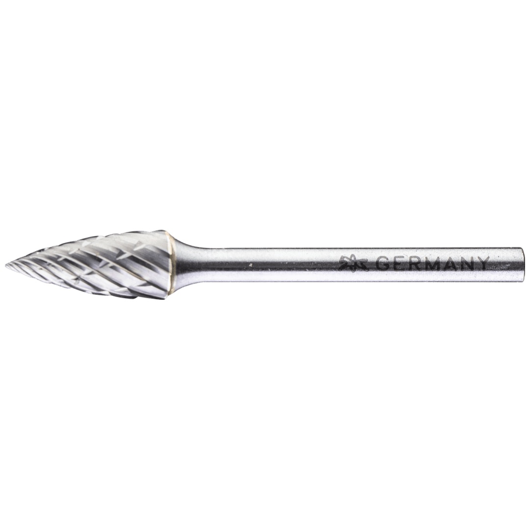 PFERD TOOLS Hartmetall Hochleistungsfrässtift ALLROUND Spitzbogen SPG Ø06x13mm Schaft-Ø 3mm universal grob