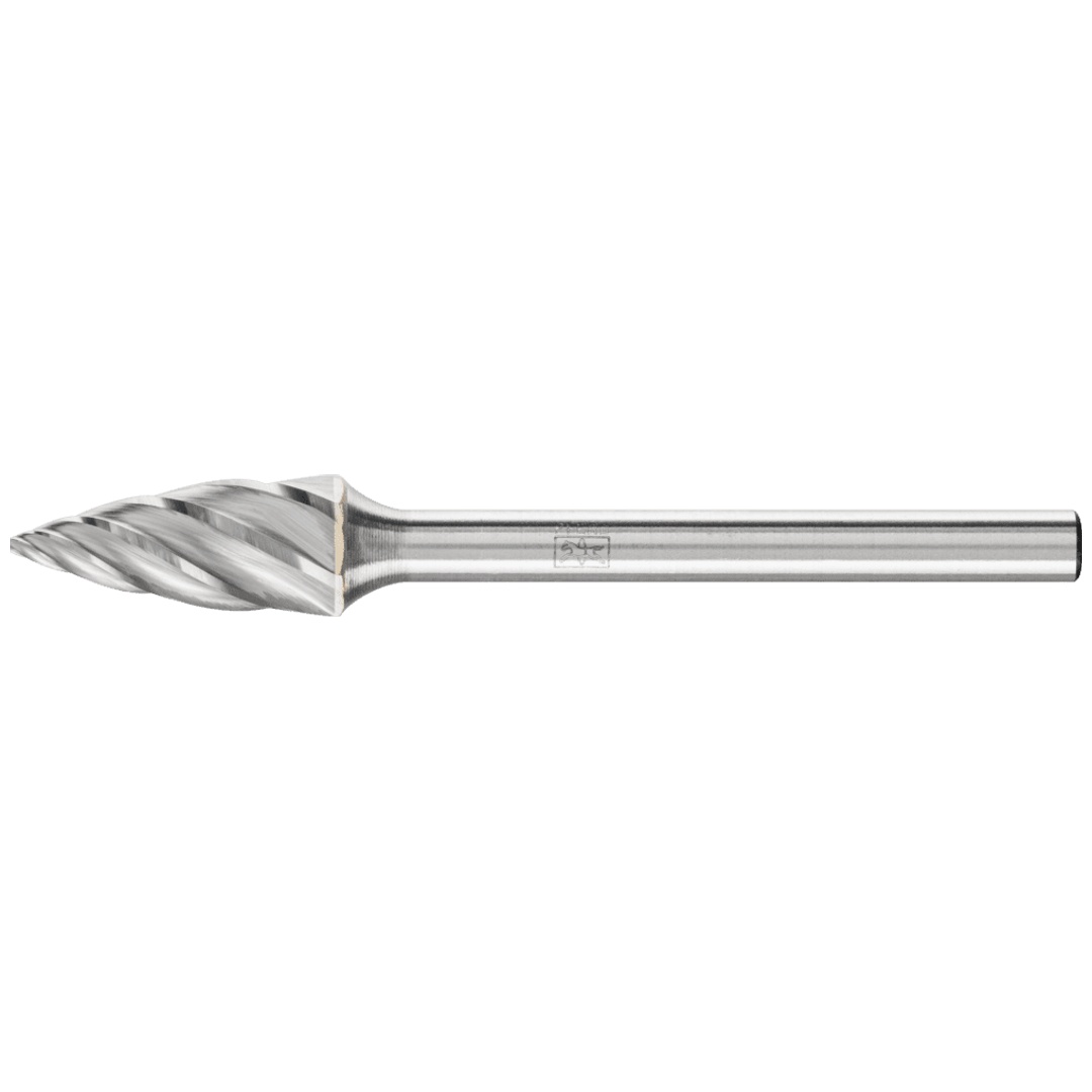 PFERD TOOLS Hartmetall Hochleistungsfrässtift ALU Spitzbogen SPG Ø 06x13mm Schaft-Ø 3mm für Alu/NE Metalle