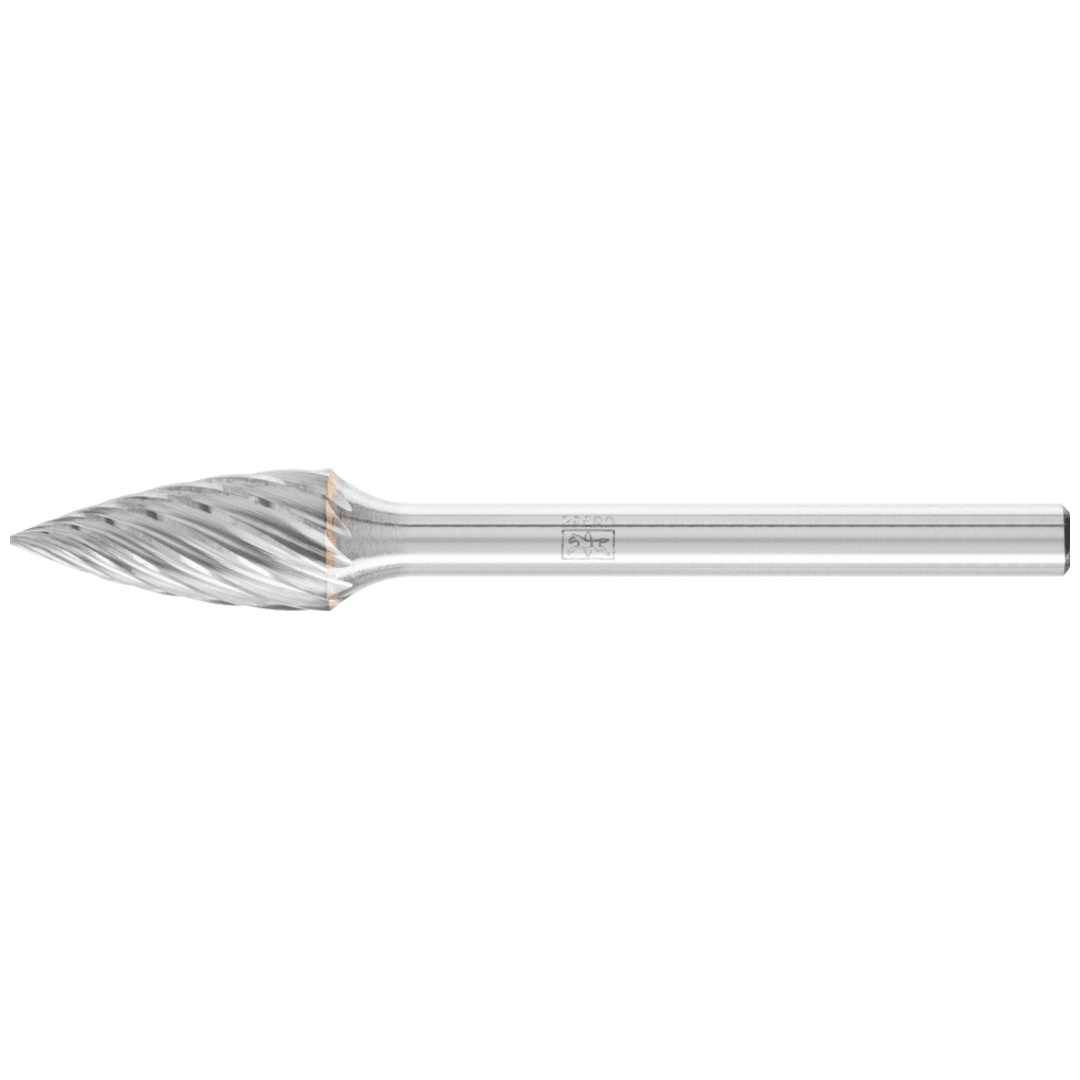 PFERD TOOLS Hartmetall Hochleistungsfrässtift INOX Spitzbogen SPG Ø 06x13 mm Schaft-Ø 3 mm für Edelstahl
