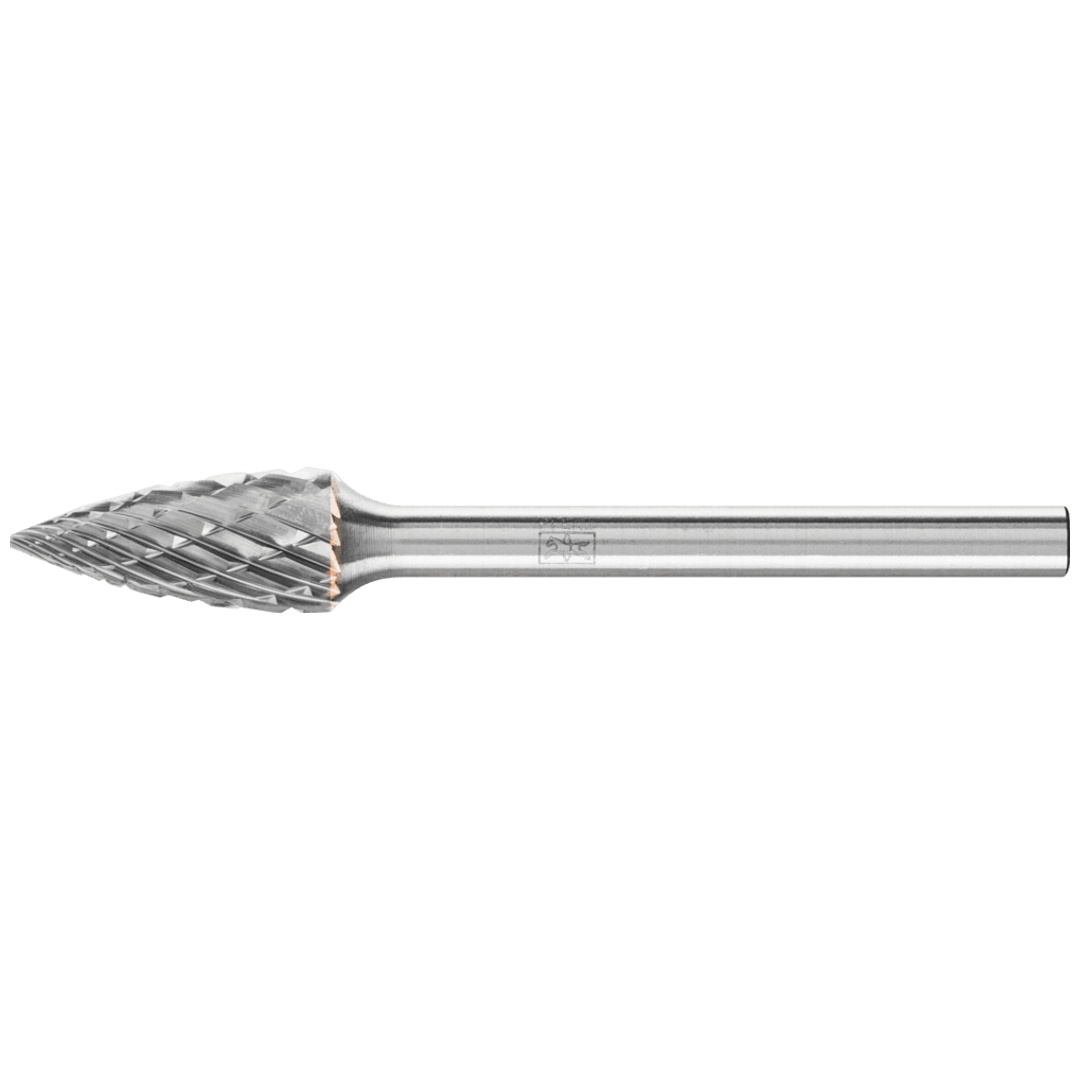 PFERD TOOLS Hartmetall Frässtift Spitzbogen SPG Ø 06x13 mm Schaft-Ø 3 mm Z3P universal mittel kreuzverzahnt