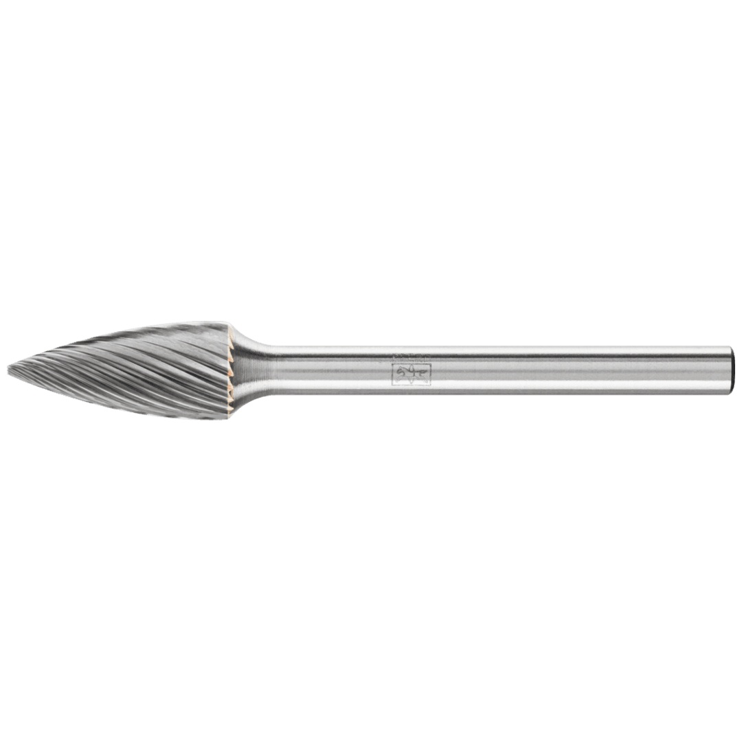 PFERD TOOLS Hartmetall Frässtift Spitzbogen SPG Ø 06x13 mm Schaft-Ø 3 mm Z5 universal fein