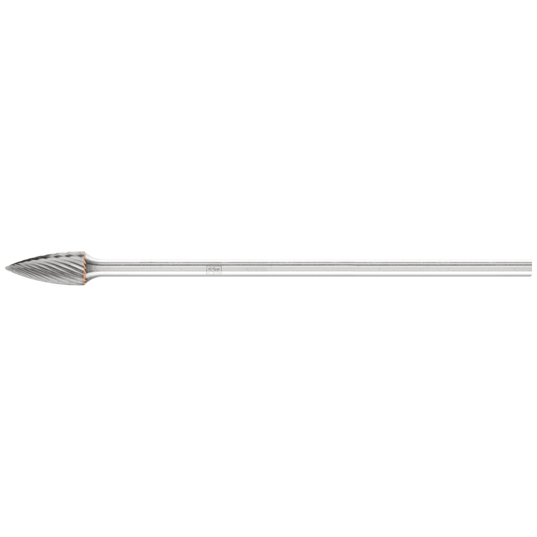 PFERD TOOLS Hartmetall Frässtift Spitzbogen SPG Ø 06x13 mm Schaft-Ø 3x75 mm Z5 universal fein