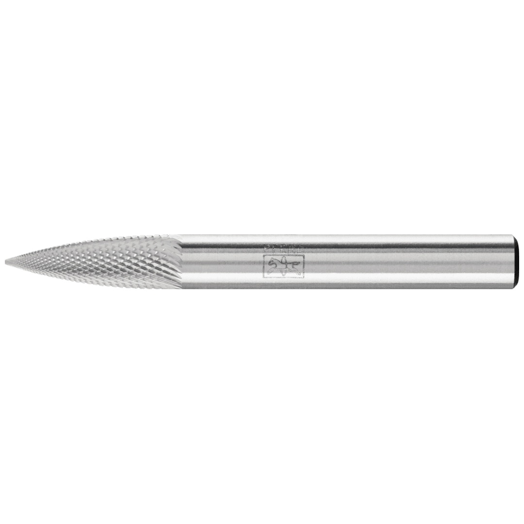 PFERD TOOLS Hartmetall Hochleistungsfrässtift MICRO Spitzbogen SPG Ø 06x18 mm Schaft-Ø 6 mm Feinbearbeitung