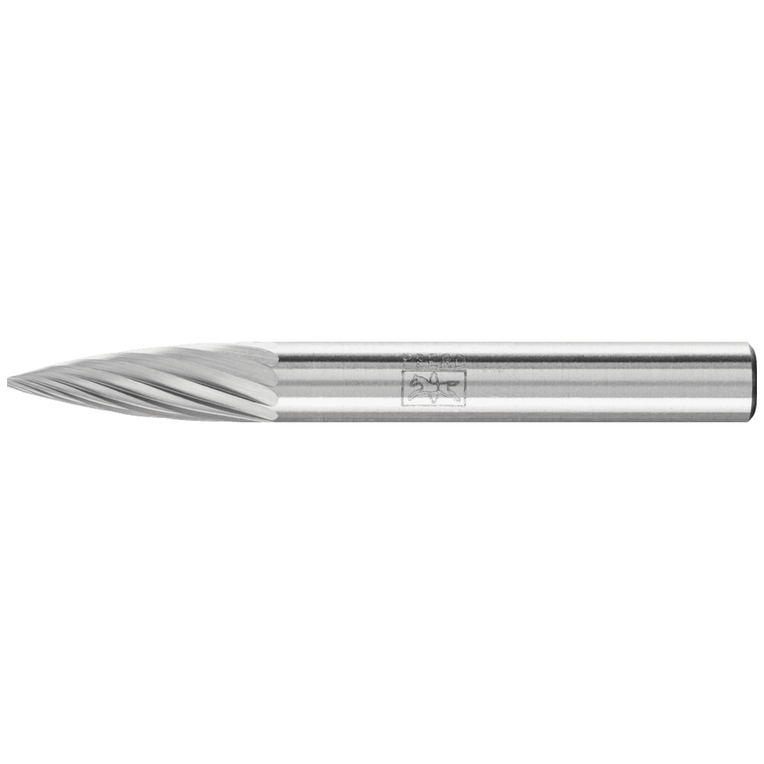 PFERD TOOLS Hartmetall Frässtift Spitzbogen SPG Ø 06x18 mm Schaft-Ø 6 mm Z3 universal mittel