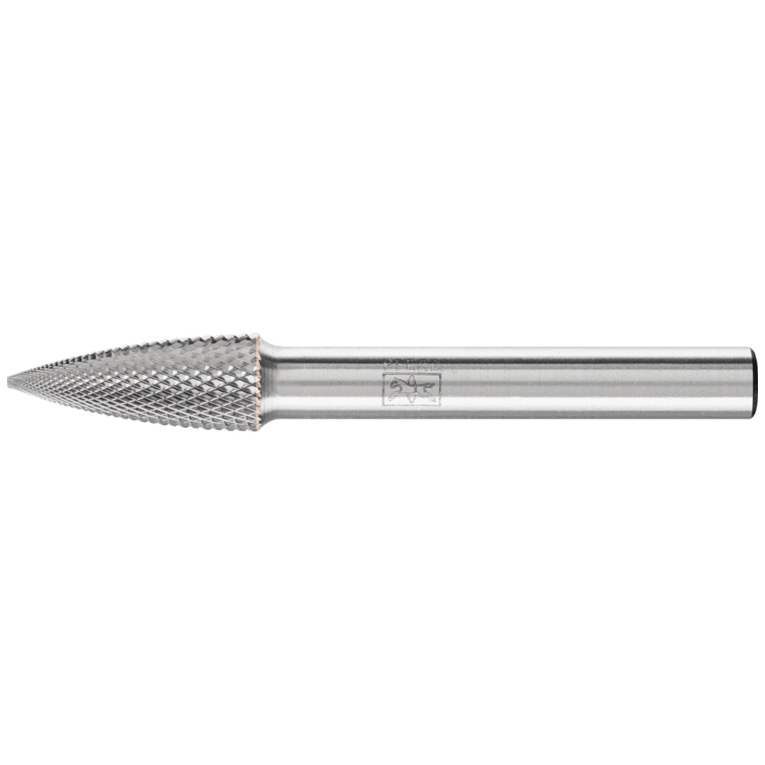 PFERD TOOLS Hartmetall Hochleistungsfrässtift MICRO Spitzbogen SPG Ø 08x20mm Schaft-Ø 6 mm Feinbearbeitung