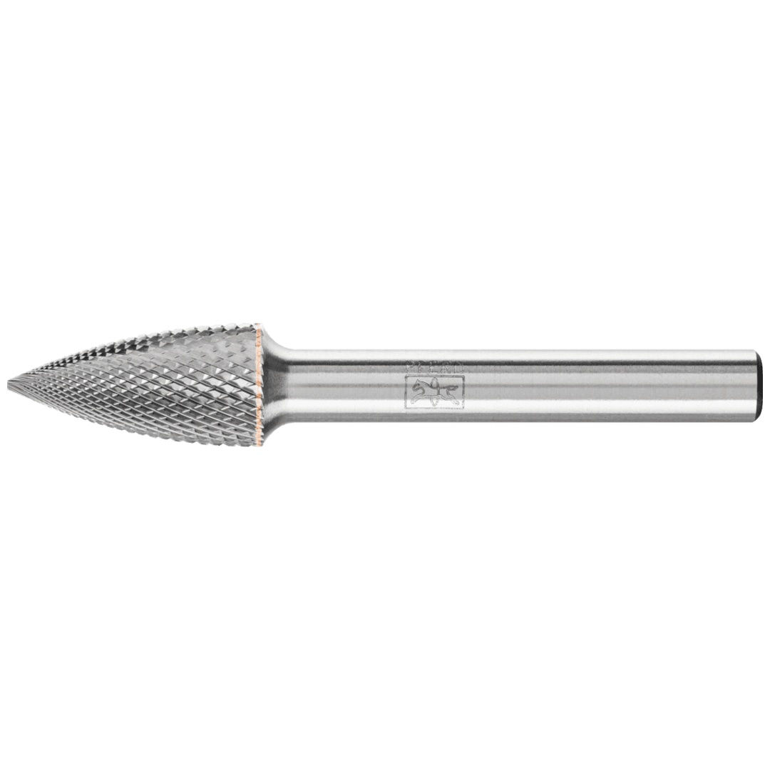 PFERD TOOLS Hartmetall Hochleistungsfrässtift MICRO Spitzbogen SPG Ø 10x20mm Schaft-Ø 6 mm Feinbearbeitung