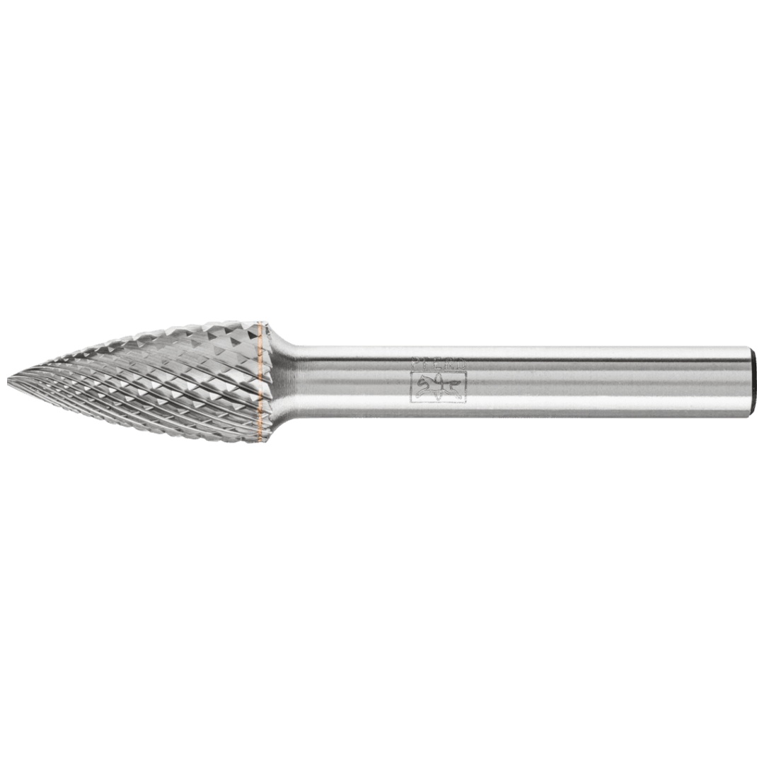 PFERD TOOLS Hartmetall Hochleistungsfrässtift TOUGH-S Spitzbogen SPG Ø 10x20mm Schaft-Ø 6 mm schlagfest